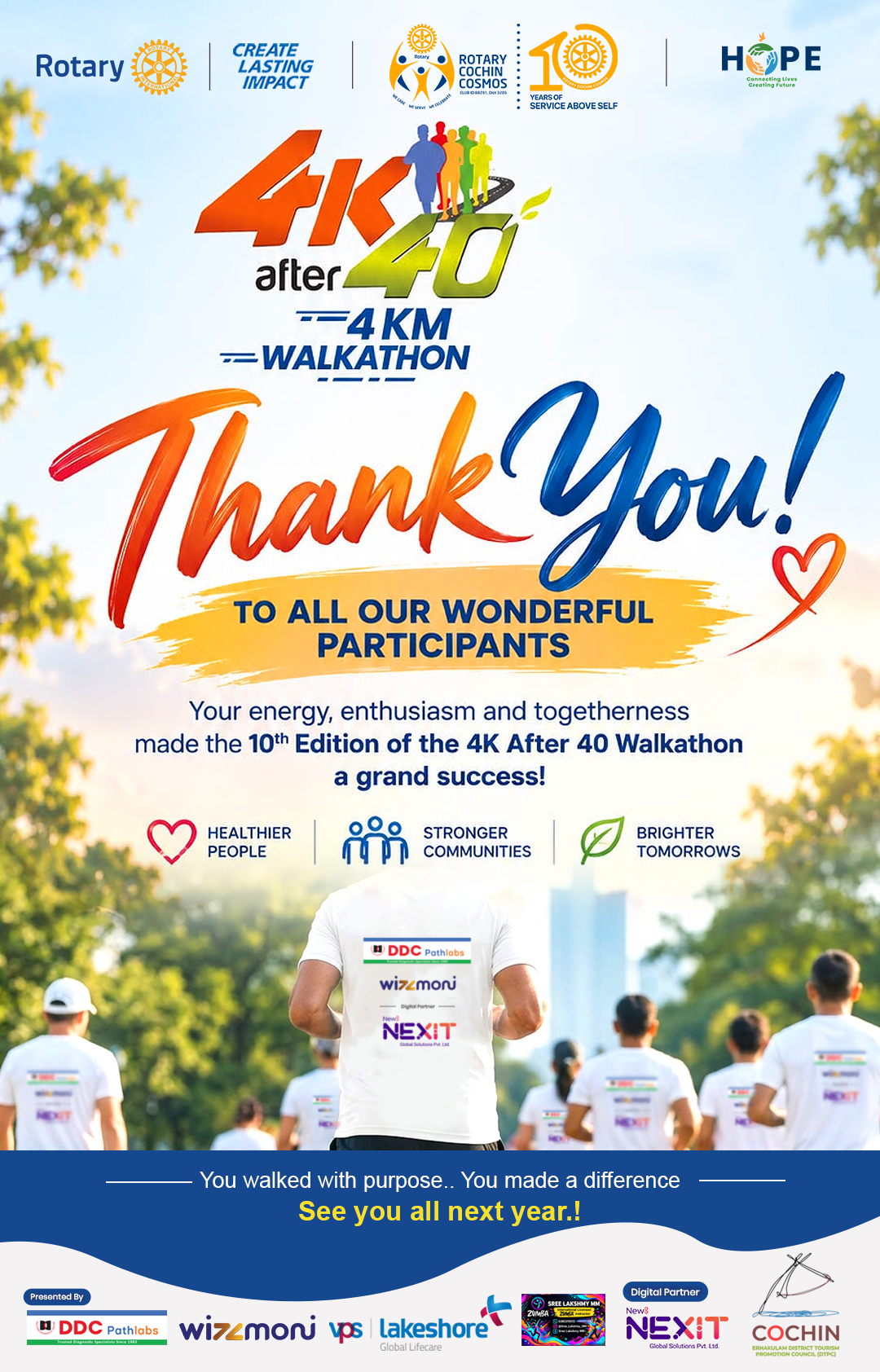 Thank You 4K Walkathon